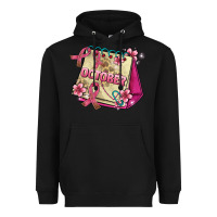 Black pink cancer ribbon and october calendar Heavyweight Hoodie - AdoDesignShop
