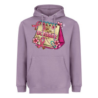 Lavender pink cancer ribbon and october calendar Heavyweight Hoodie - AdoDesignShop
