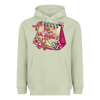 Matcha pink cancer ribbon and october calendar Heavyweight Hoodie - AdoDesignShop