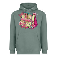 Sage pink cancer ribbon and october calendar Heavyweight Hoodie - AdoDesignShop