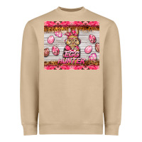 Easter Pink Camouflage Egg Hunter  Bunny Heavyweight Sweatshirt | Teevron