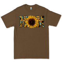 Cacao Sunflower Leopard Mom Premium Tee - Jasminsmagicworld
