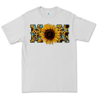 Dove Grey Sunflower Leopard Mom Premium Tee - Jasminsmagicworld