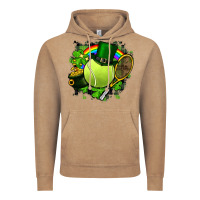 Vintage Coffee St. Patrick's Day Tennis Vintage Hoodie - FaDigitalArtStudio