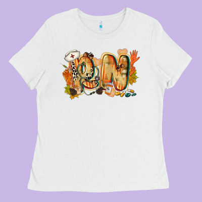 Fall Rn Ladies Tee Designed By Cowgirlartshop