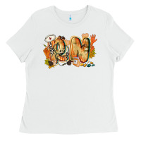 White fall rn Ladies Tee - CowGirlArtShop