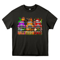 Asphalt Hallothanksmas trucks Heavy Core Tee - texasbilliewilder