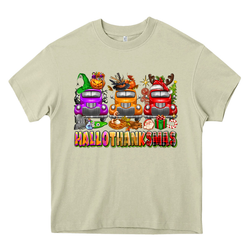 Hallothanksmas Trucks Heavy Core Tee by texasbilliewilder | Teevron
