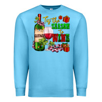 Ocean Blue tis the season to wine Premium Sweatshirt - AdoDesignShop