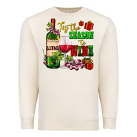 Sandshell tis the season to wine Premium Sweatshirt - AdoDesignShop