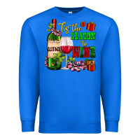 True Royal tis the season to wine Premium Sweatshirt - AdoDesignShop