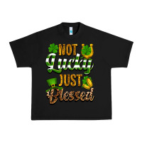 Black St. Patrick's Not lucky just blessed Urban Heavy Tee - OliviaCreatesArt