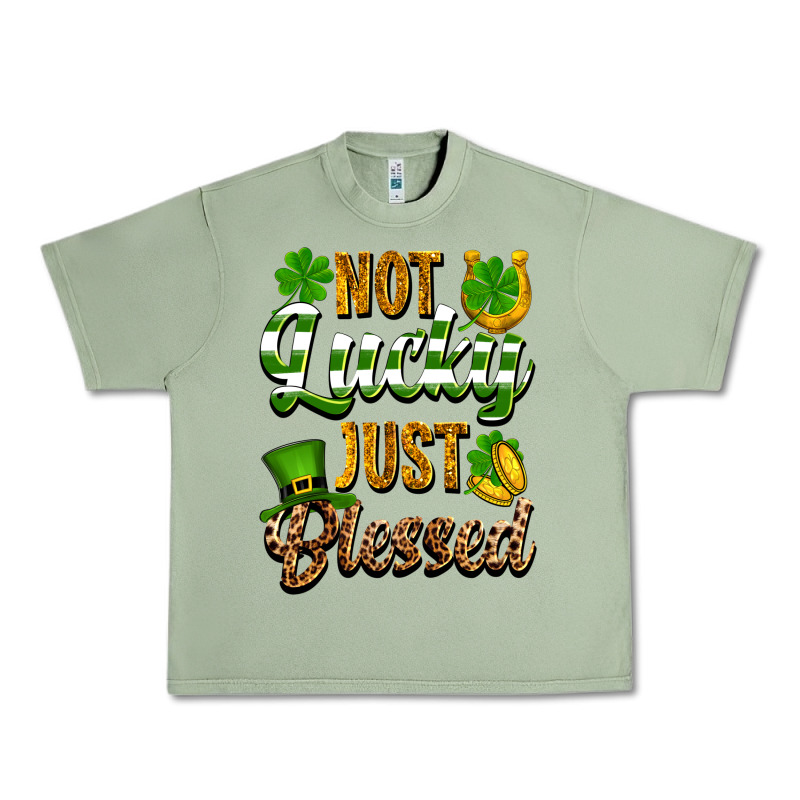 St. Patrick's Not Lucky Just Blessed Urban Heavy Tee by OliviaCreatesArt | Teevron