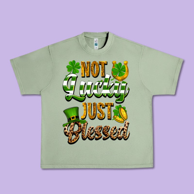 St. Patrick's Not Lucky Just Blessed Urban Heavy Tee Designed By Oliviacreatesart