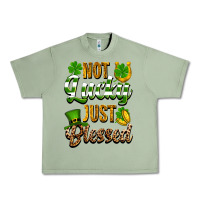 Oil Green St. Patrick's Not lucky just blessed Urban Heavy Tee - OliviaCreatesArt