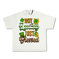 Pistachio St. Patrick's Not lucky just blessed Urban Heavy Tee - OliviaCreatesArt