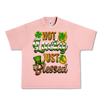 Salmon St. Patrick's Not lucky just blessed Urban Heavy Tee - OliviaCreatesArt
