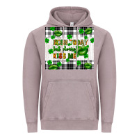 Vintage Zinc Irish today but please kiss me st. patricks day Vintage Hoodie - FaDigitalArtStudio