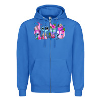 True Royal stitch coffee cups Zipper Hoodie - AdoDesignShop
