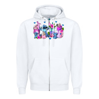 White stitch coffee cups Zipper Hoodie - AdoDesignShop