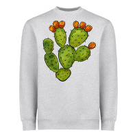Heather Grey cactus Heavyweight Sweatshirt - BarkalooDesign