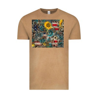 Vintage Camel America Flag Leopard Gemstone Sunflower Vintage Tee - CowCowDesign