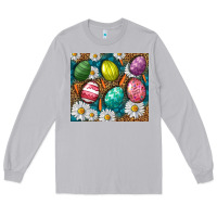 Moon Dust Easter Eggs Tumbler Long Sleeve Tee - BundleAndBundleShop