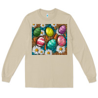 Mushroom Easter Eggs Tumbler Long Sleeve Tee - BundleAndBundleShop