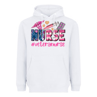 White veteran nurse Heavyweight Hoodie - AdoDesignShop