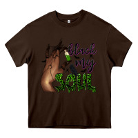 Chocolate Brown Black my soul Heavy Core Tee - NancyCooperArtShop