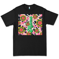 Black mama with hippie daisies Premium Tee - TumblerDesignByShophia