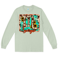 Matcha Scorpio turquoise cowhide Long Sleeve Tee - RanaPortraitStore