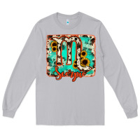 Moon Dust Scorpio turquoise cowhide Long Sleeve Tee - RanaPortraitStore