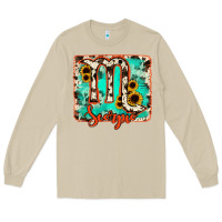 Mushroom Scorpio turquoise cowhide Long Sleeve Tee - RanaPortraitStore