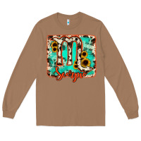 Toasted Coconut Scorpio turquoise cowhide Long Sleeve Tee - RanaPortraitStore