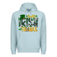 Blue Mist Half Irish All Trouble Premium Hoodie - CowhideDigitalArt
