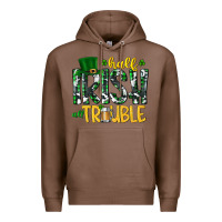 Chestnut Half Irish All Trouble Premium Hoodie - CowhideDigitalArt