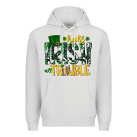 Dove Grey Half Irish All Trouble Premium Hoodie - CowhideDigitalArt