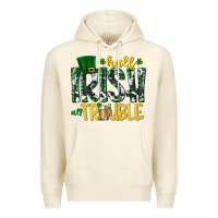 Sandshell Half Irish All Trouble Premium Hoodie - CowhideDigitalArt