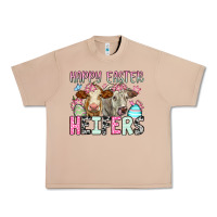 Burro Happy Easter Heifers Urban Heavy Tee - OliviaCreatesArt
