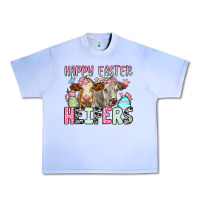 Grape Ice Happy Easter Heifers Urban Heavy Tee - OliviaCreatesArt