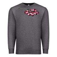 Charcoal Heather red grape Premium Sweatshirt - AdoDesignShop
