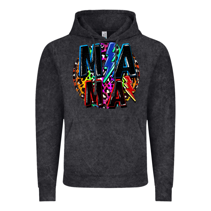 Mama Lightning Bolts Mother's Day Vintage Hoodie by FaDigitalArtStudio | Teevron