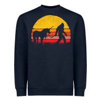 Navy sasquatch and unicorn vintage Heavyweight Sweatshirt - artisFamous