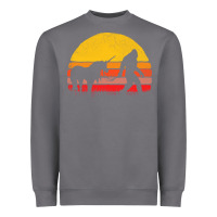 Sasquatch And Unicorn Vintage Heavyweight Sweatshirt | Teevron