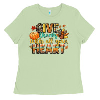 Matcha give thanks with all your heart Ladies Tee - CowGirlArtShop