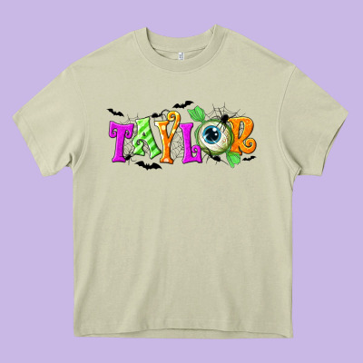 Personalized Halloween Heavy Core Tee Designed By Nancycooperartshop