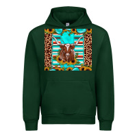 Forest Green texas longhorn sunflower gemstone Urban Hoodie - JahusDesignShop