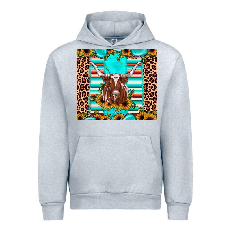 Texas Longhorn Sunflower Gemstone Urban Hoodie by JahusDesignShop | Teevron