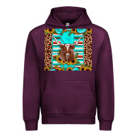 Mauve Wine texas longhorn sunflower gemstone Urban Hoodie - JahusDesignShop